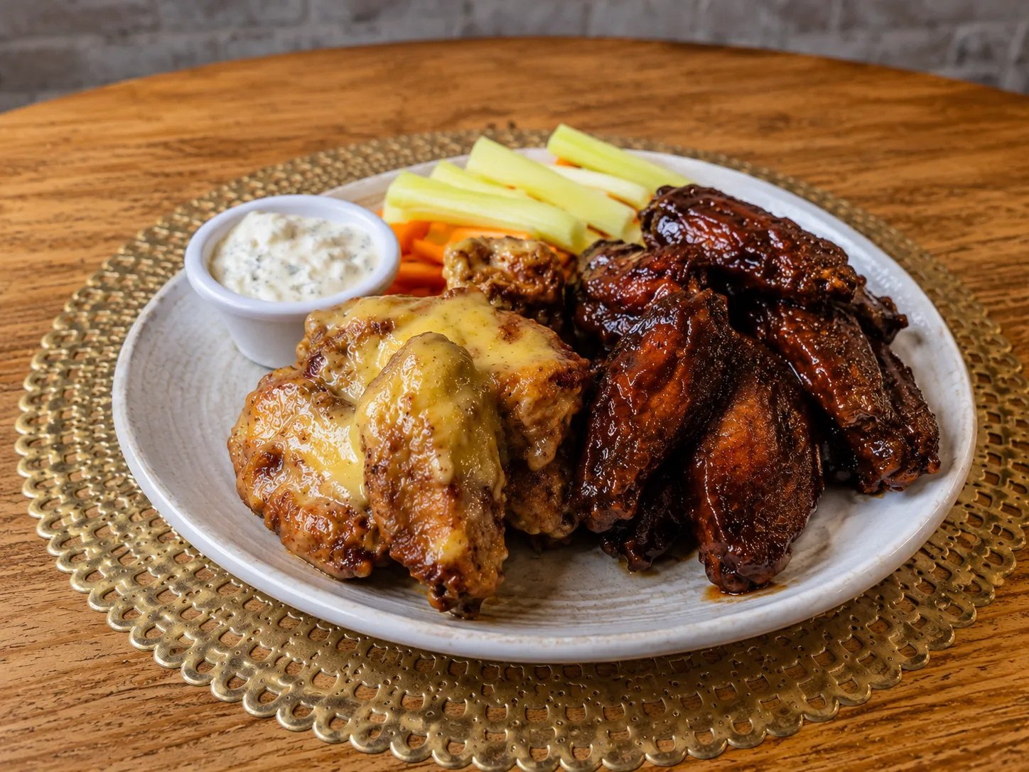 Chicken wings and boneless at Celtic Cactus Sports Bar